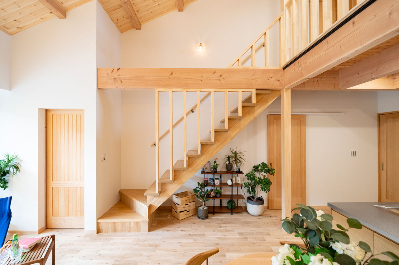 オーパス スタイル 【2000万円台/平屋風】木に囲まれた室内に薪ストーブ。アウトドア好きのための山小屋スタイルの家の建築実例画像7