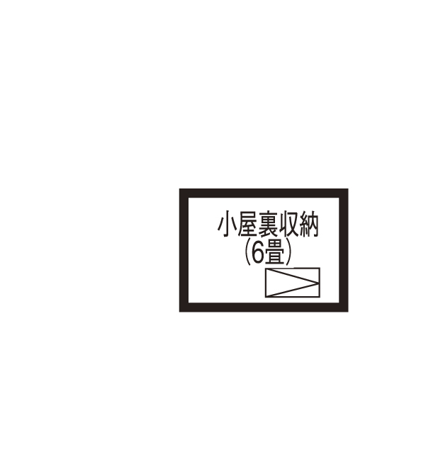 アイムの家　宮城 【本体1960万円・間取有】大きな窓から眺望を楽しむ　北フランスをイメージした家の間取り図（4LDK）小屋裏