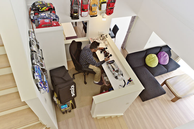 アイムの家　宮城 【本体価格2000万円】３つのファサードで表情豊かなこだわり外観。中二階の趣味スペースにワクワク！の建築実例画像6