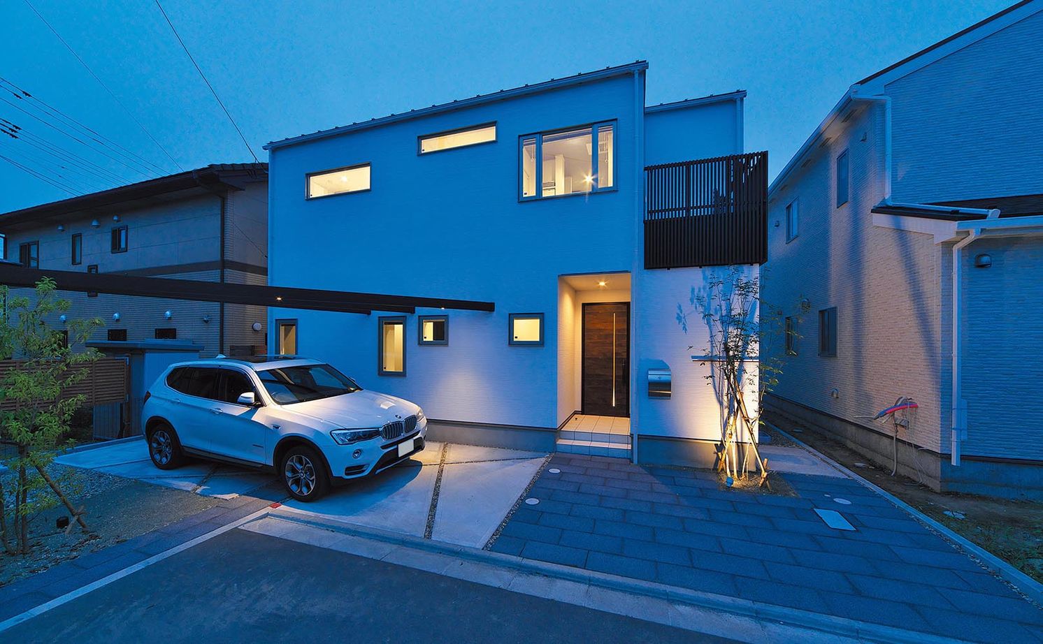 アイムの家　宮城 【2000～2500万円・間取り有】ほぼ理想通りの仕上がりに満足。居心地のよい2階リビングの家の建築実例画像