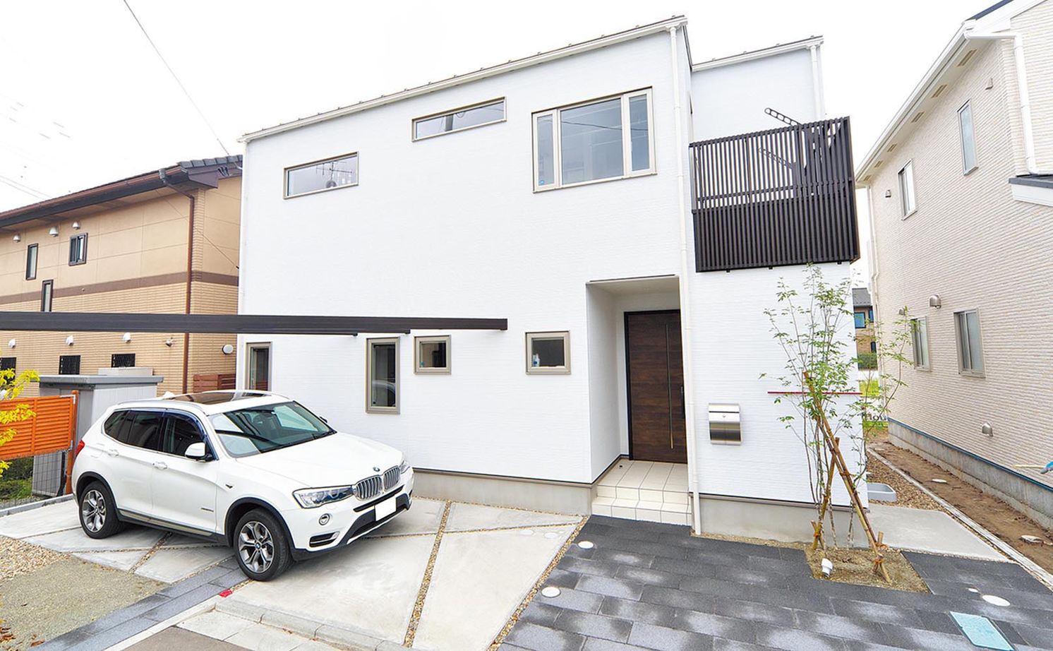 アイムの家　宮城 【2000～2500万円・間取り有】ほぼ理想通りの仕上がりに満足。居心地のよい2階リビングの家の建築実例画像2