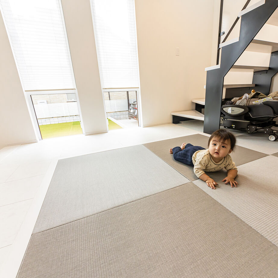 アイムの家　宮城 【2000～2500万円・間取り有】白が映える個性的なフォルム。水まわりの動線に配慮した居心地のよい家の建築実例画像4