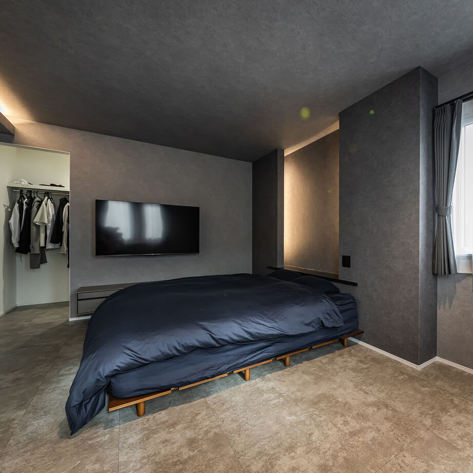 アイムの家　宮城 【2000～2500万円・間取り有】白が映える個性的なフォルム。水まわりの動線に配慮した居心地のよい家の建築実例画像8