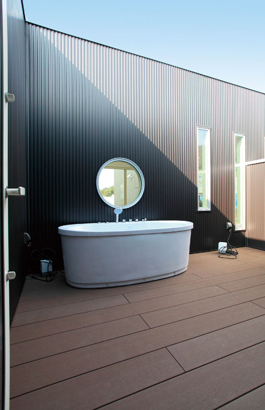 鬼丸ホーム 屋上リビング・露天風呂がある家　休日は青空カフェ＆バスタイムもの建築実例画像7