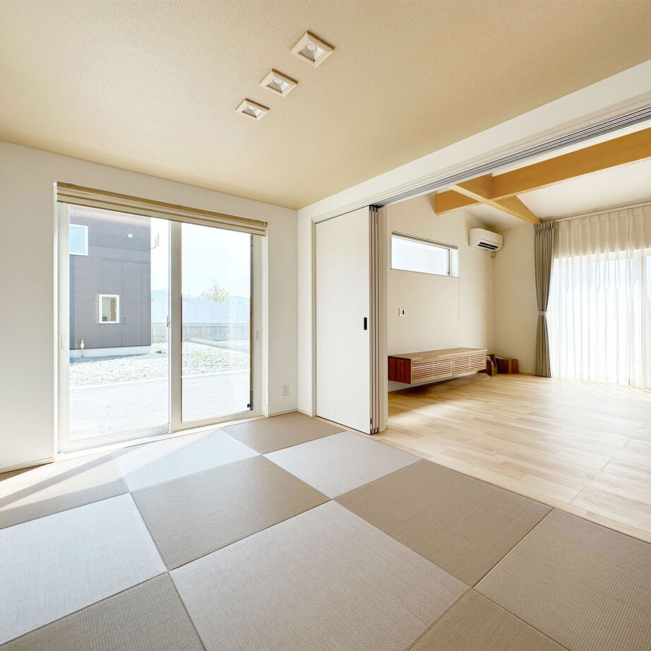 ササキハウス 【東根市/単世帯/間取り図有/平屋/ロフト】ランドリールームのある平屋邸宅の建築実例画像4