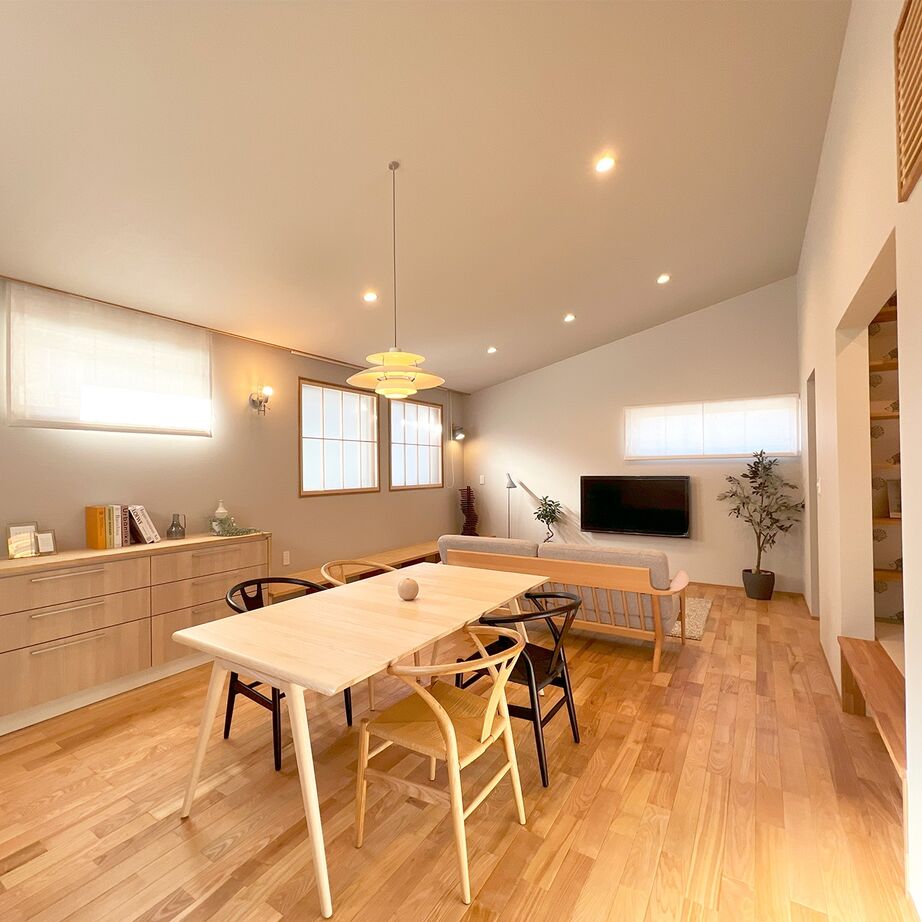 ササキハウス 【山形市/4LDK/38坪/2階リビング】和と洋が美しく調和した「japandi」の建築実例画像5