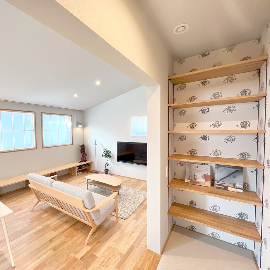 ササキハウス 【山形市/4LDK/38坪/2階リビング】和と洋が美しく調和した「japandi」の建築実例画像6