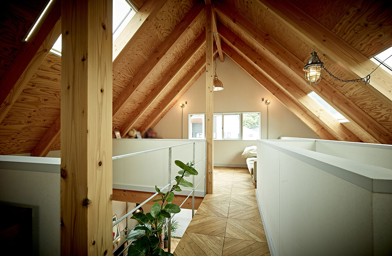 ナカミチホーム 【3000万円台/間取り図有/29坪】まるでログハウス。木のぬくもりに包まれた落ち着きのあるブリキの家の建築実例画像7