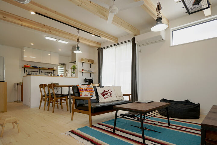 ナカミチホーム まるでセレクトショップのような、魅せる収納と屋上のある住まいの建築実例画像2