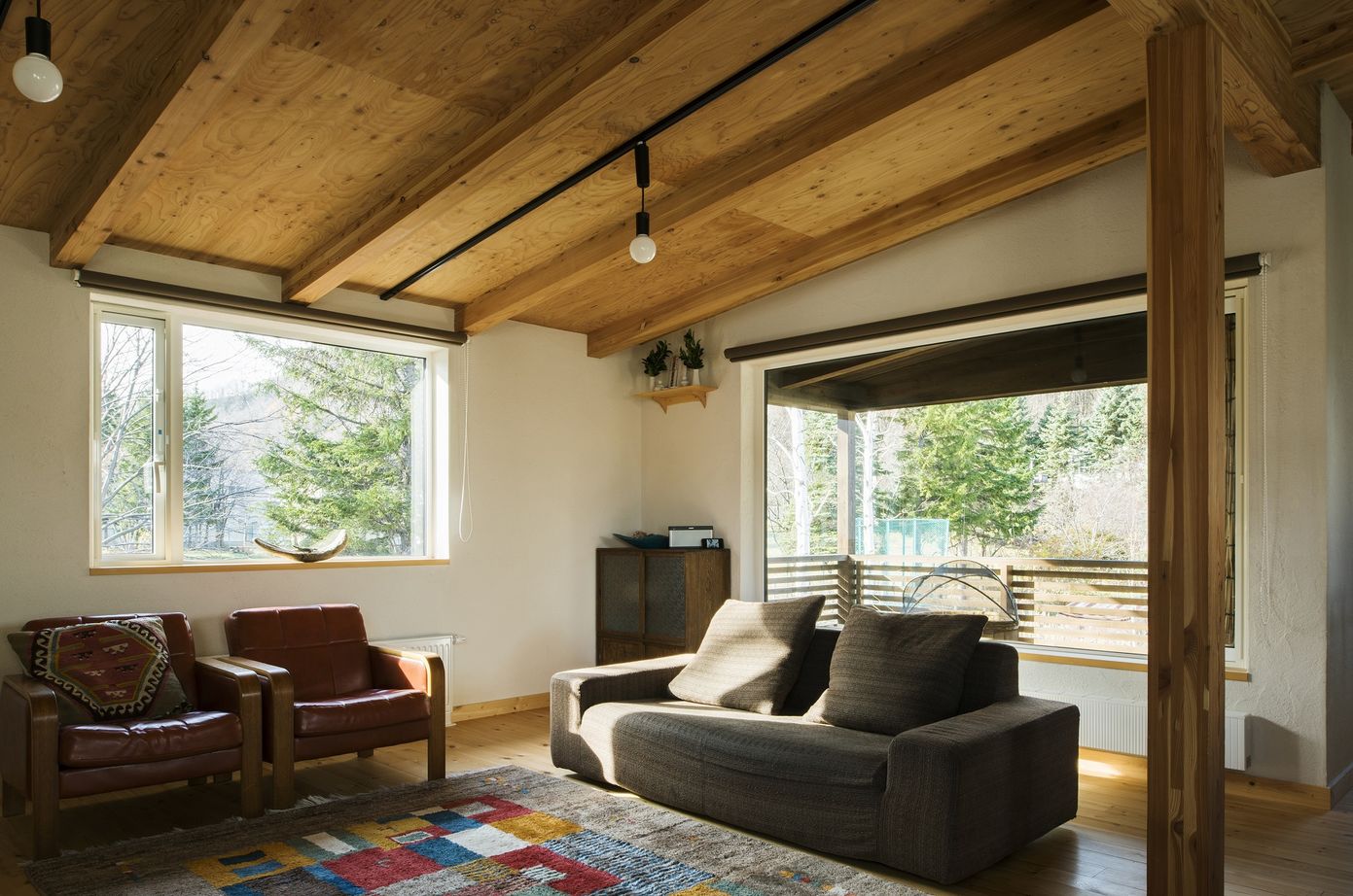 大元工務店 <札幌市/無垢材/2階リビング/薪ストーブ>建ててるときも建てた後もずっと永く愛着が持てる家の建築実例画像2