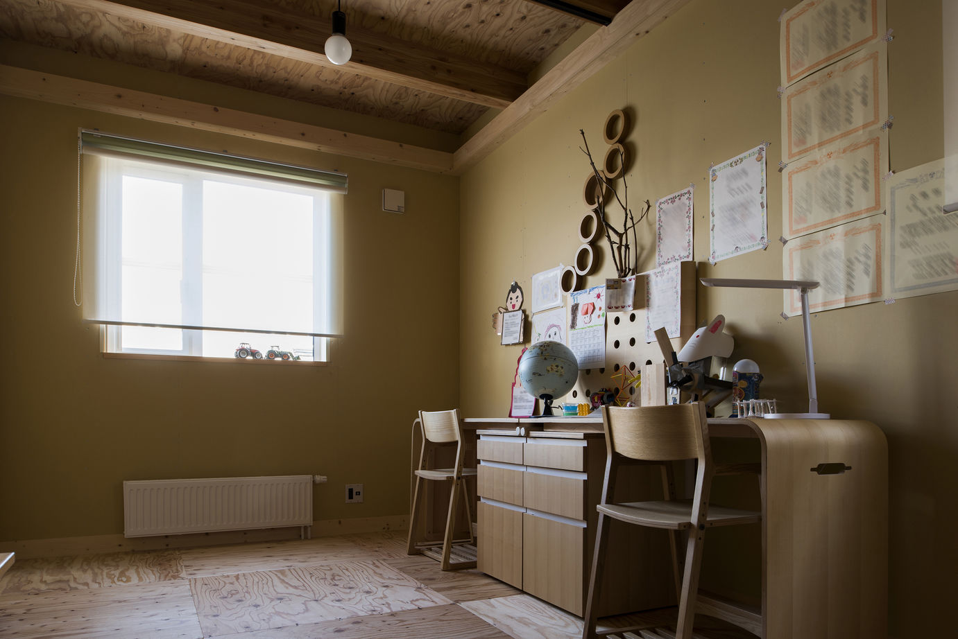 大元工務店 <札幌市/無垢材/2階リビング/薪ストーブ>建ててるときも建てた後もずっと永く愛着が持てる家の建築実例画像6