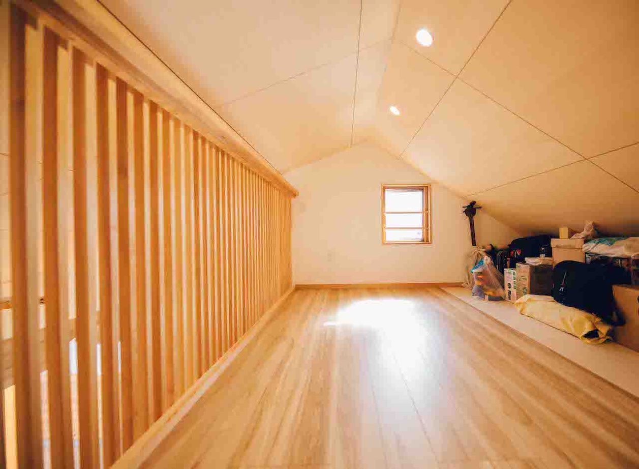 スタジオCoCo-Li 一級建築士事務所 【2000万円台|20坪台|間取|ロフト|バルコニー】無垢の床で素足が気持ち良い 子供の遊び心がくすぐられる家の建築実例画像10