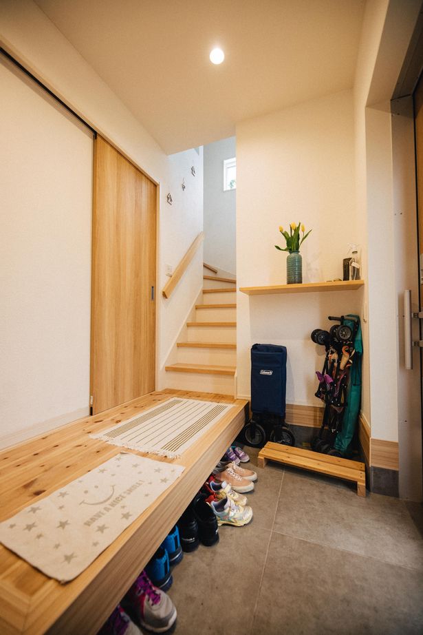 スタジオCoCo-Li 一級建築士事務所 【4000万円台/40坪台/間取り/バルコニー】秘密基地のような小屋裏、家庭菜園とみんなが楽しめる二世帯住宅の建築実例画像19
