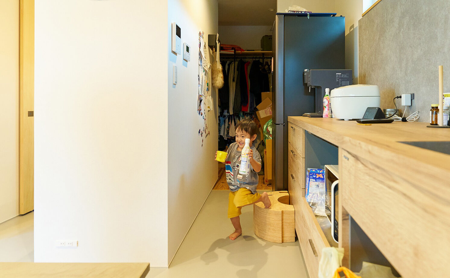 スタジオCoCo-Li 一級建築士事務所 【3000万円台/31坪/子育て】アスレチックネットや吊り輪、うんていも。子ども目線のアイデアあふれる家の建築実例画像8