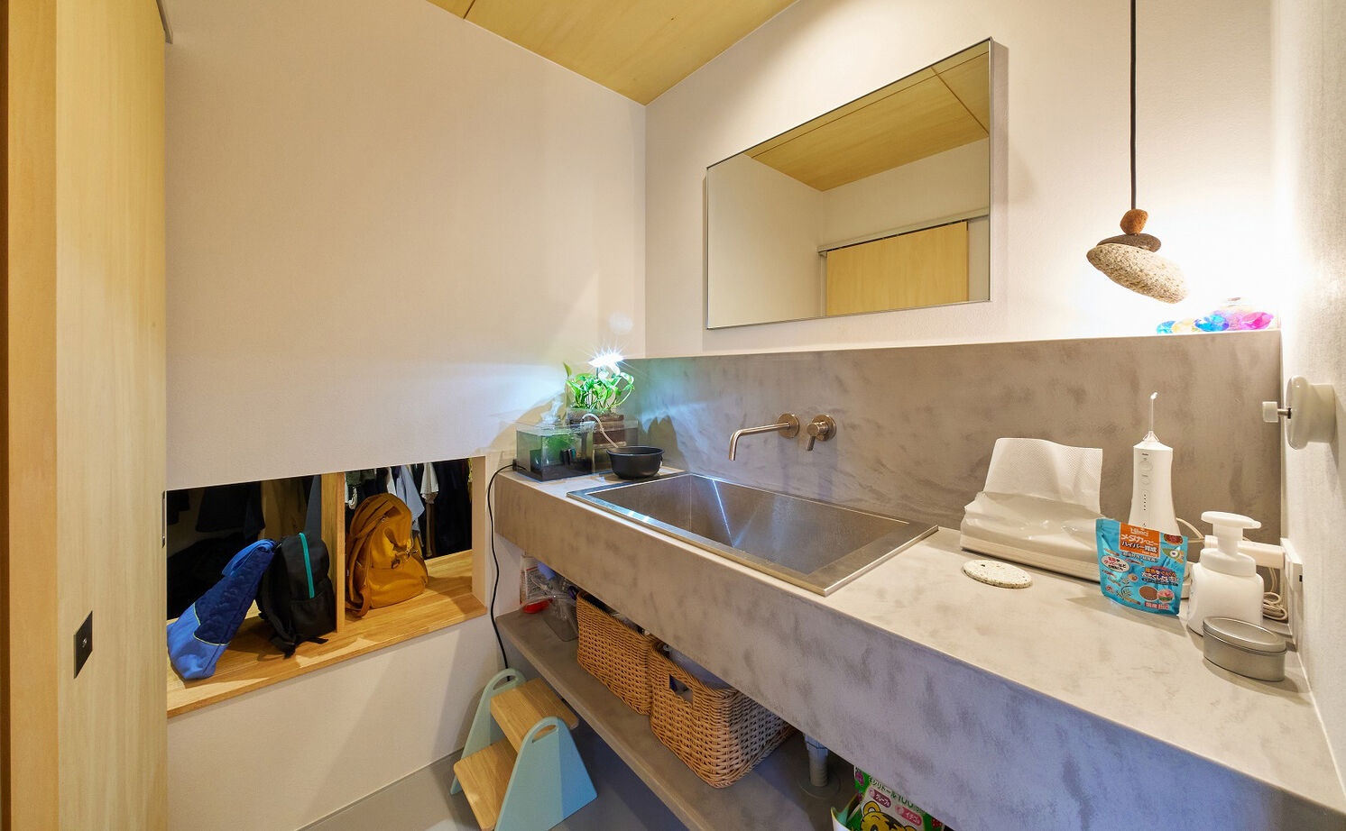 スタジオCoCo-Li 一級建築士事務所 【3000万円台/31坪/子育て】アスレチックネットや吊り輪、うんていも。子ども目線のアイデアあふれる家の建築実例画像10