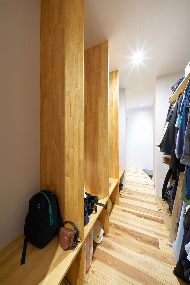 スタジオCoCo-Li 一級建築士事務所 【3000万円台/31坪/子育て】アスレチックネットや吊り輪、うんていも。子ども目線のアイデアあふれる家の建築実例画像12