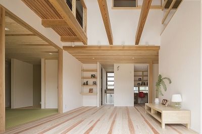 フジコーポレーション 【間取り図あり/4LDK/木の家】開放的なプライベート時間。「風が遊ぶ家」の建築実例画像2