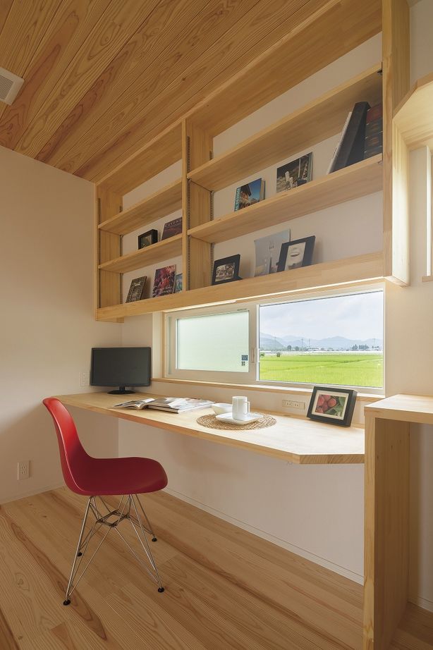 フジコーポレーション 【間取り図あり/3LDK】全居室がウッドデッキにつながる自然素材の平屋の建築実例画像8