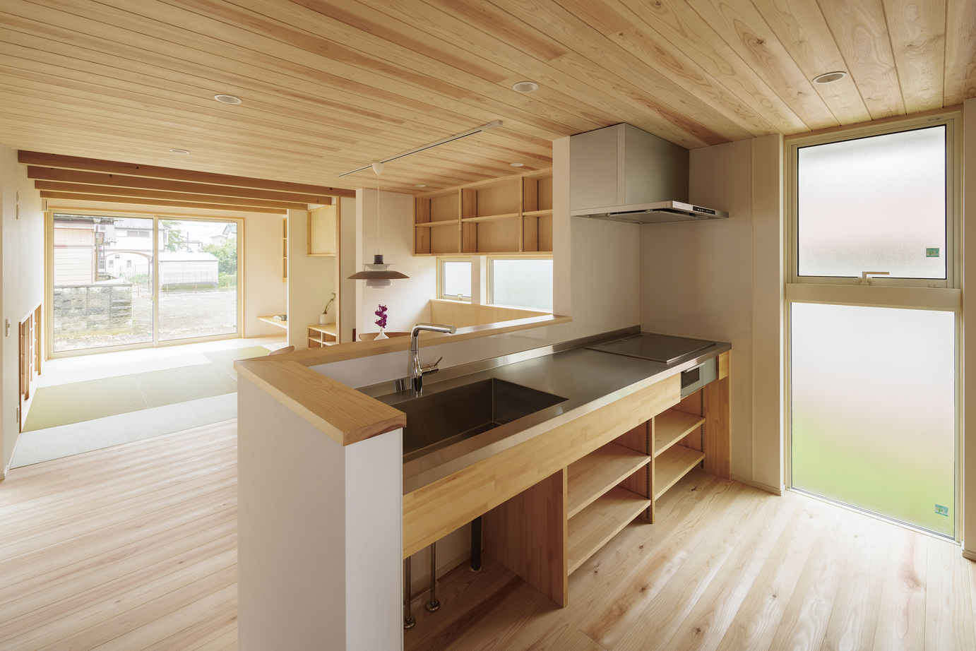 フジコーポレーション 木視率で描いた「和」の美しさ。愛犬と共に寛ぎを愉しむ平屋の建築実例画像2