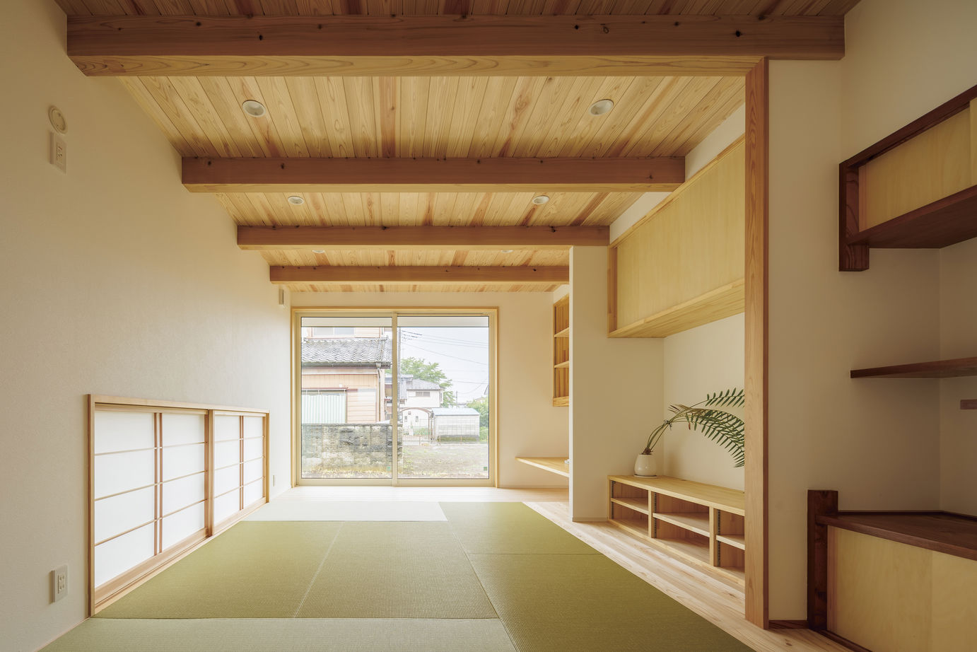 フジコーポレーション 木視率で描いた「和」の美しさ。愛犬と共に寛ぎを愉しむ平屋の建築実例画像4