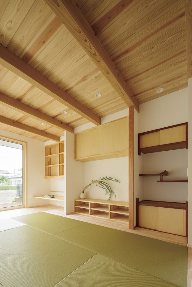 フジコーポレーション 木視率で描いた「和」の美しさ。愛犬と共に寛ぎを愉しむ平屋の建築実例画像10