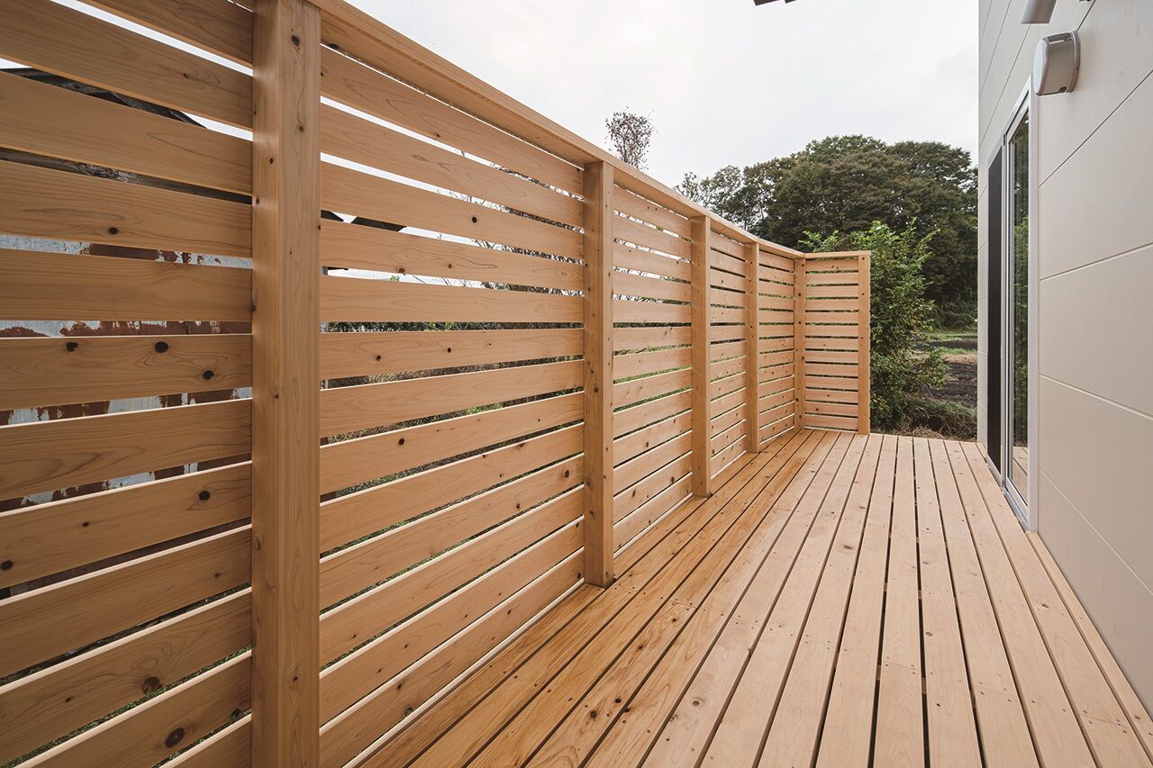 フジコーポレーション 【間取り図有／ウッドデッキ】この美しさ、計算通り。天井の高低差が生み出す光の大空間の建築実例画像7