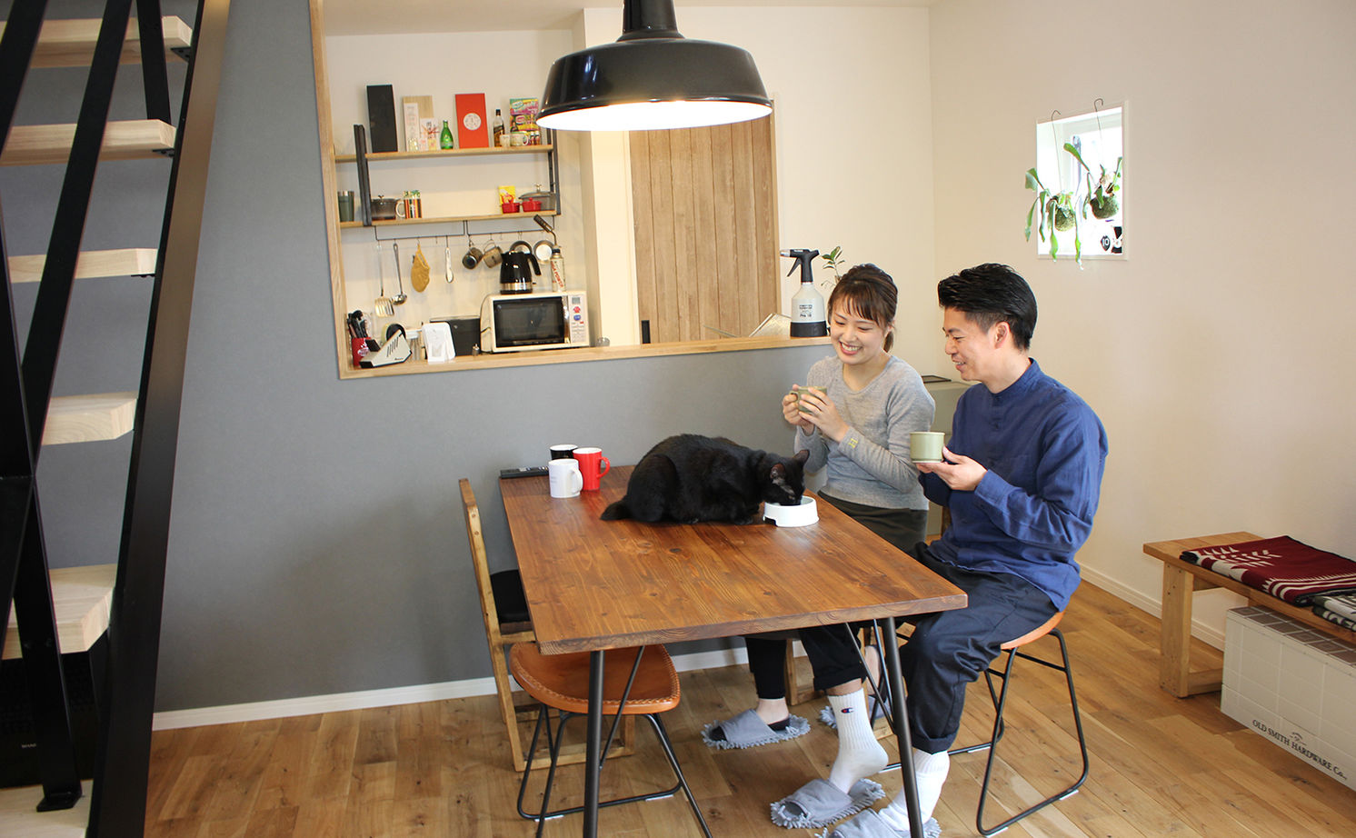 Lib Work 【熊本/吹き抜け/収納充実/間取り図あり】必要なものだけを選んで建てたシンプルだけど豊かな暮らしの建築実例画像2