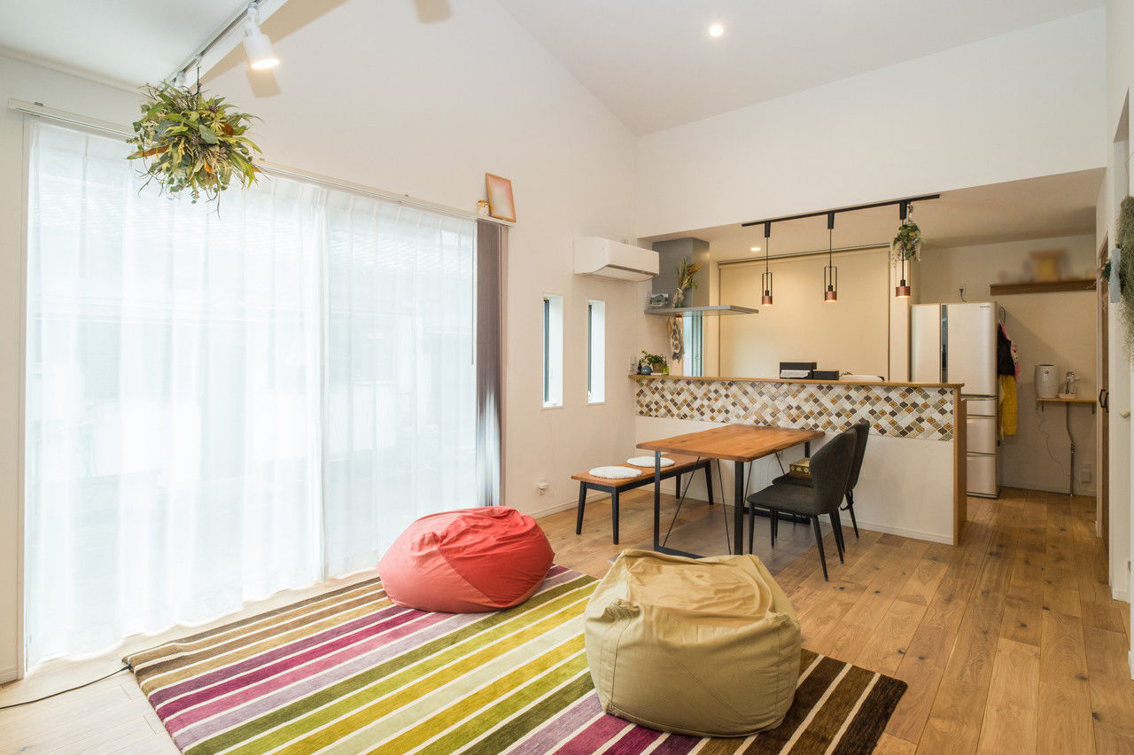 Lib Work 【2000万円台前半／北欧風平屋/自然素材/２LDK/間取り図あり】収納充実で、家の中はいつもスッキリの建築実例画像2