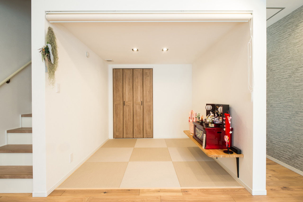 Lib Work 【2000万円台前半／北欧風平屋/自然素材/２LDK/間取り図あり】収納充実で、家の中はいつもスッキリの建築実例画像4