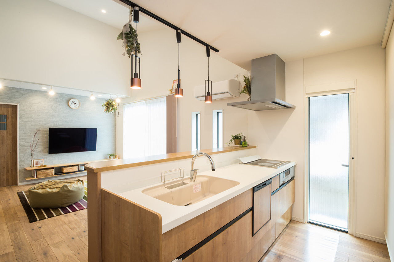 Lib Work 【2000万円台前半／北欧風平屋/自然素材/２LDK/間取り図あり】収納充実で、家の中はいつもスッキリの建築実例画像5