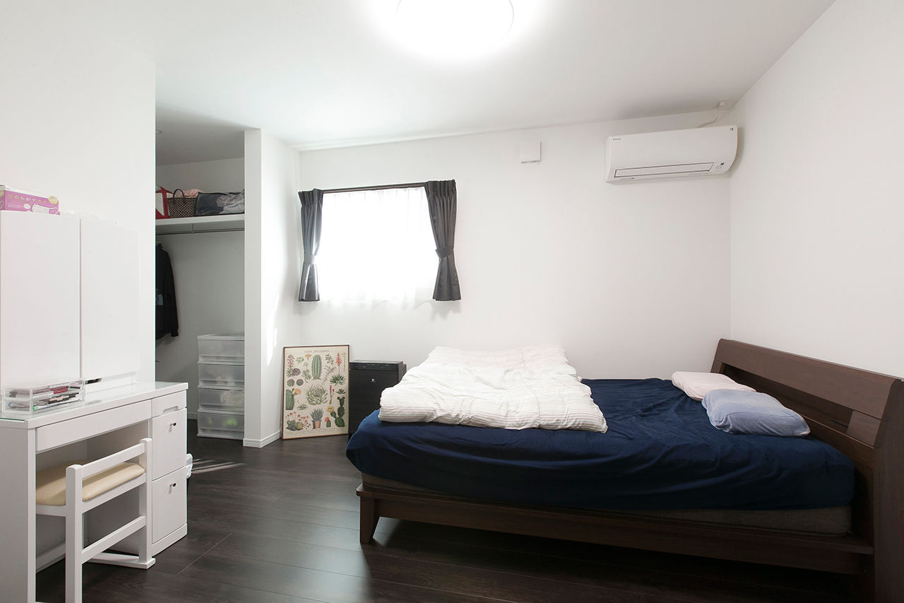 Lib Work 【2000万円台前半／キューブ型/平屋/3LDK/間取り図あり】広々リビングが主役！間取りの工夫で収納も充実の建築実例画像5