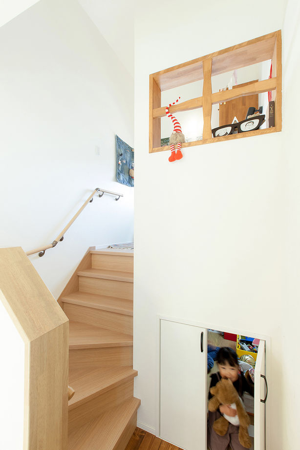 Lib Work 【2000万円台前半／平屋/子ども３人/4LDK】極力廊下をなくした開放感ある平屋。子どもが遊べる黒板のある家の建築実例画像6