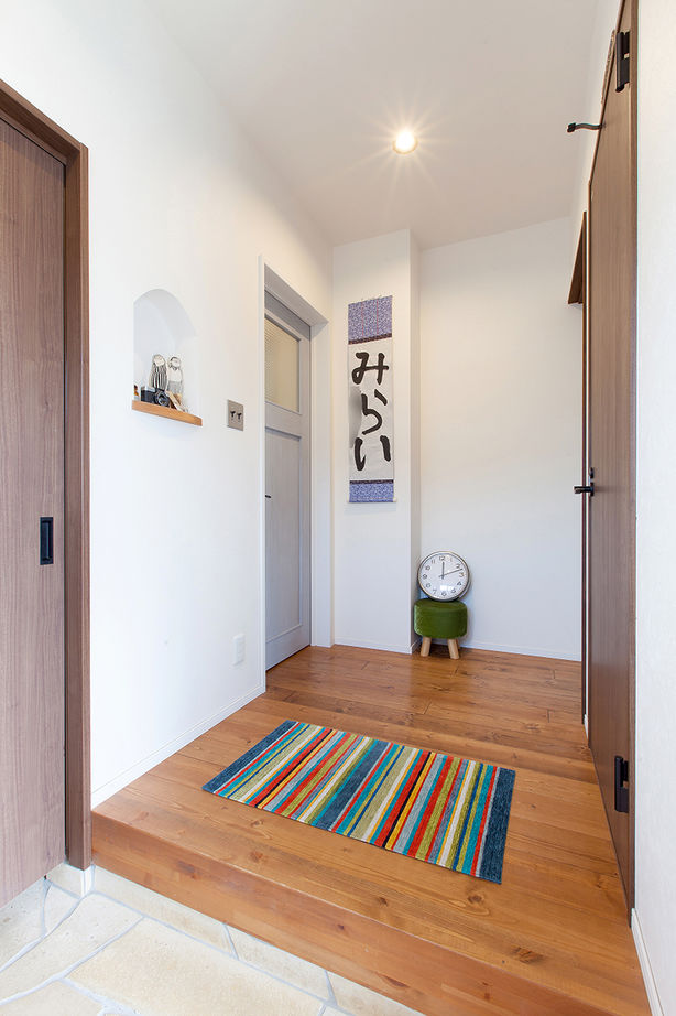 Lib Work 【2000万円台前半／平屋/子ども３人/4LDK】極力廊下をなくした開放感ある平屋。子どもが遊べる黒板のある家の建築実例画像7