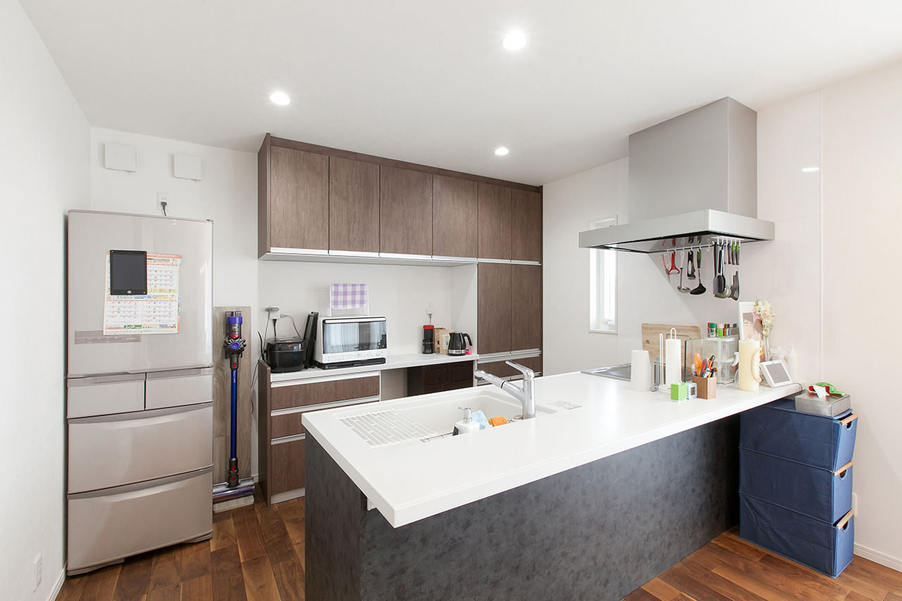 Lib Work 【2000～2499万円／2LDK】スキップフロアで空間を上手く活用。開放感たっぷりで、友人を招きたくなる家の建築実例画像6