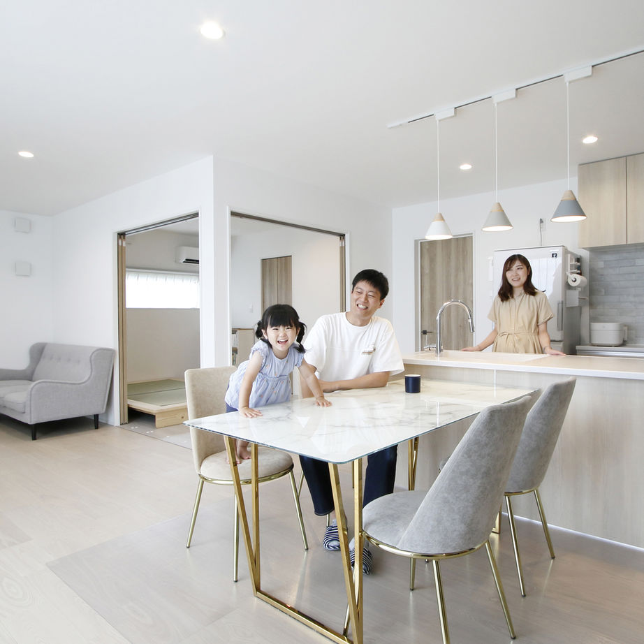 Lib Work 【2000万円台前半・平屋・2LDK・間取り図あり】開放感と統一感を大切に。好きな間取りを実現した平屋の建築実例画像2