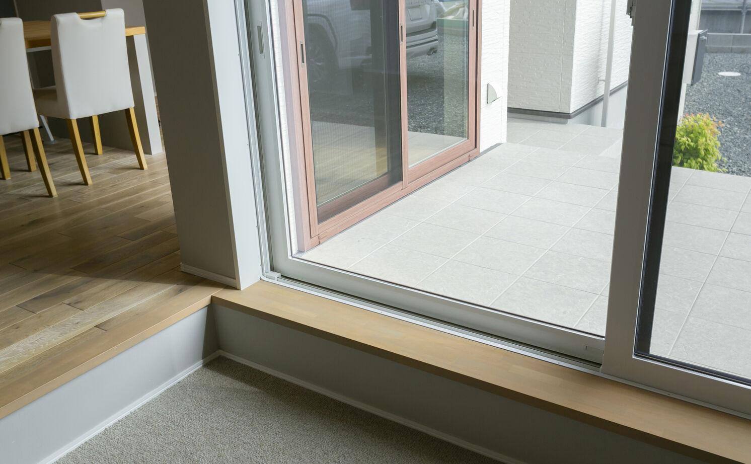 Lib Work 【平屋・3LDK・間取り図・オリジナルキッチン】家事がラクな動線を実現。やわらかなカフェ風の平屋の建築実例画像14