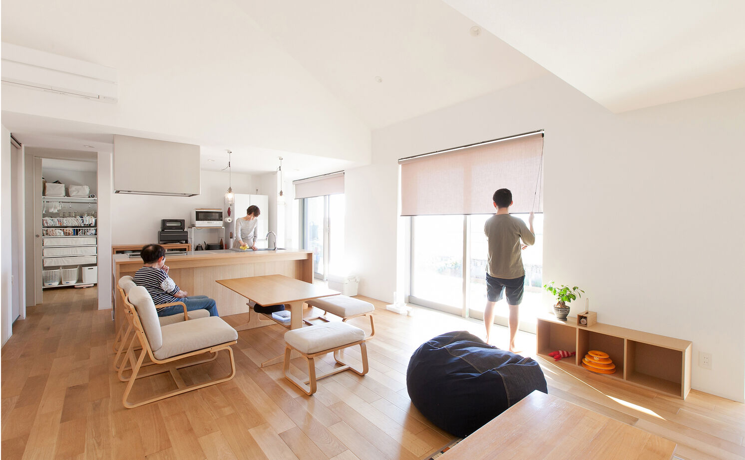 Lib Work 【無印良品の家／平屋／家事室】長い目で暮らしを見据えた平屋。バリアフリーへの変化も配慮した工夫を実現の建築実例画像5