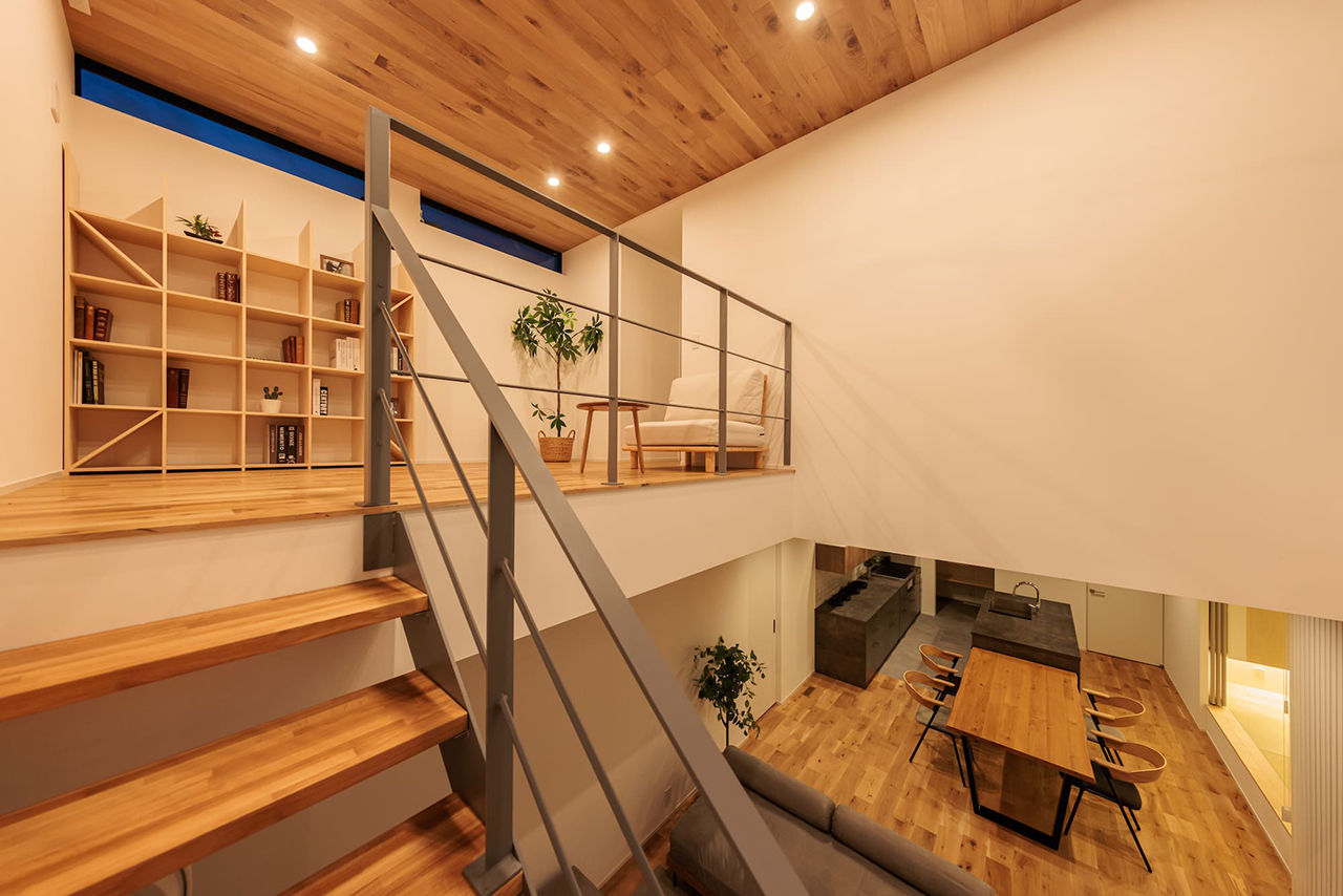 Kibaco 【吹き抜け／セカンドリビング／37坪】2つのリビングでくつろげる、リラックス感満点の家の建築実例画像8