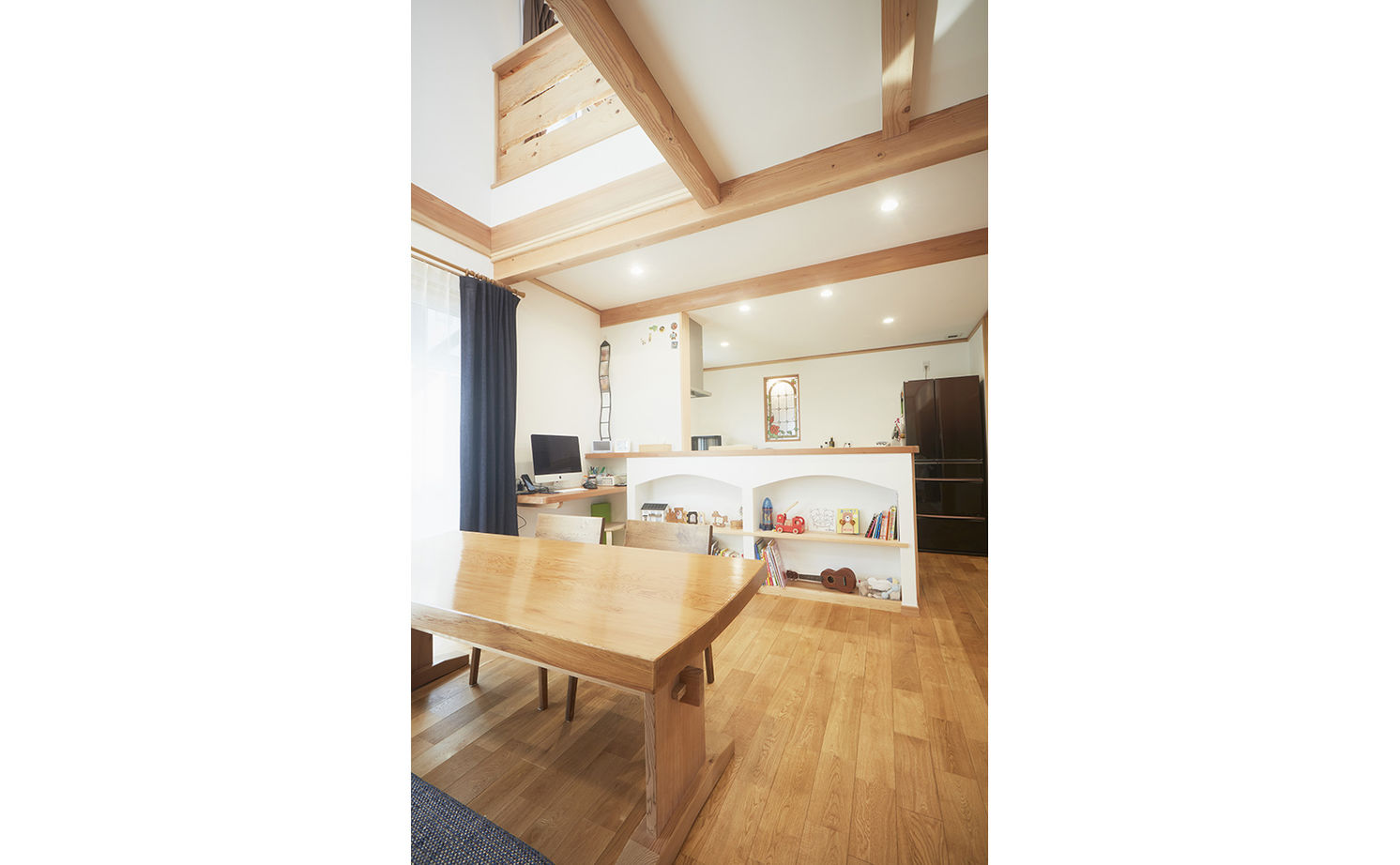 徳田工務店 【37.1坪/宮城県産材78.5％使用】ゆとりと開放感、遊び心も散りばめた「ヴィンテージ」テイストの家の建築実例画像5