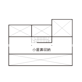 ネクストイノベーション 【2000万円台/インナーガレージ/スキップフロア/間取り図あり】“モダン”と“かわ いい”をＭＩＸした家の間取り図（3LDK）小屋裏