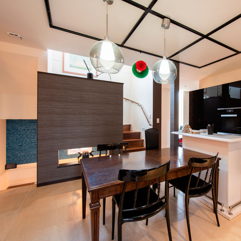 ネクストイノベーション 【スキップフロア/オシャレ/長期優良住宅/40坪台】細長い家の上手な間取り。断熱性の高さを実感の建築実例画像3