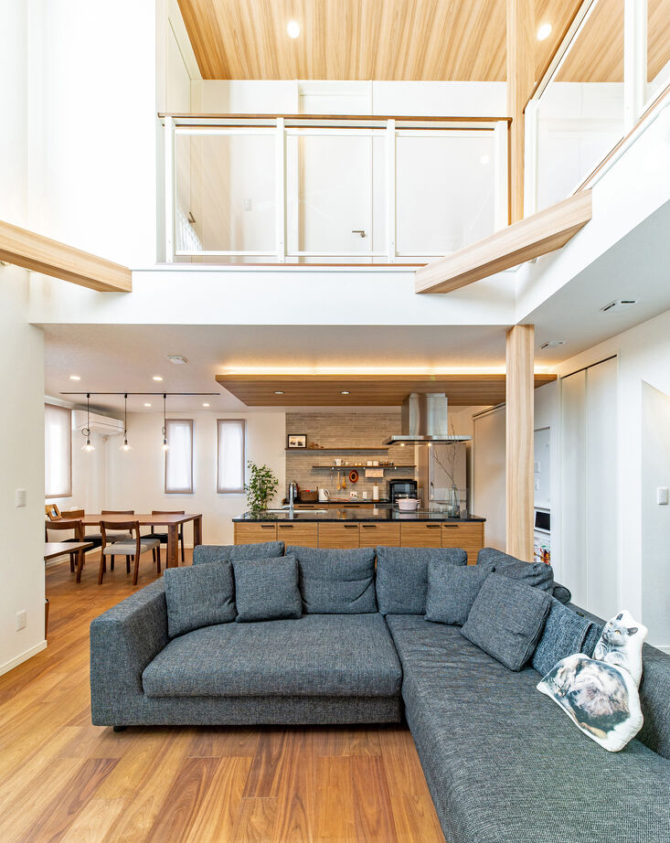 ネクストイノベーション 【30坪台/ナチュラルモダン】デザインと間取りにこだわり。ワイワイ楽しめるアイランドキッチンのある家の建築実例画像6