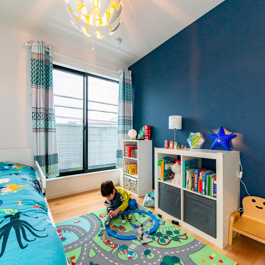 ネクストイノベーション 【愛知県/2000万円台/フレンチテイスト/40坪台】ヘリンボーンや黒枠窓、色使いもオシャレ なモダンハウスの建築実例画像6