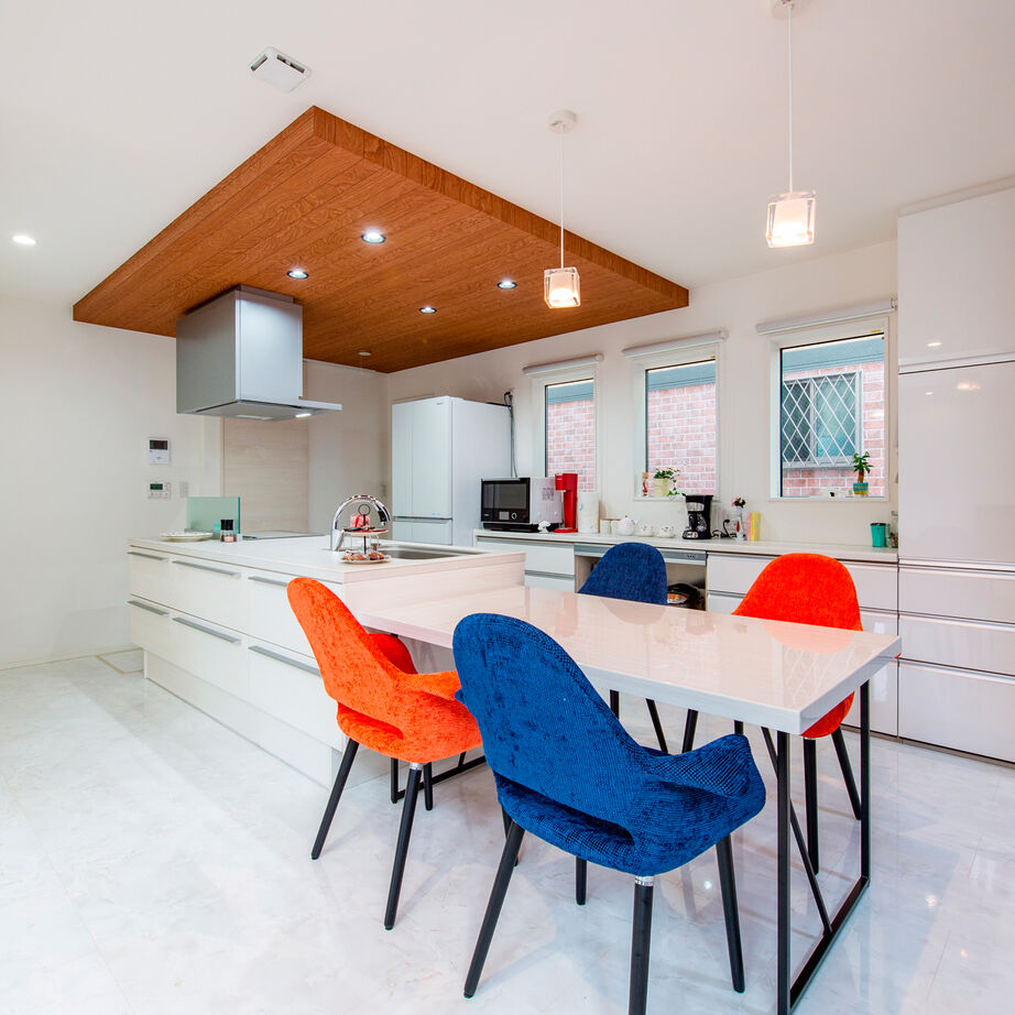 ネクストイノベーション 【2000万円台/40坪台/ダウンリビング/細長い家の上手な間取り】屋上で 青空を独占！吹抜けで開放感抜群の家の建築実例画像3