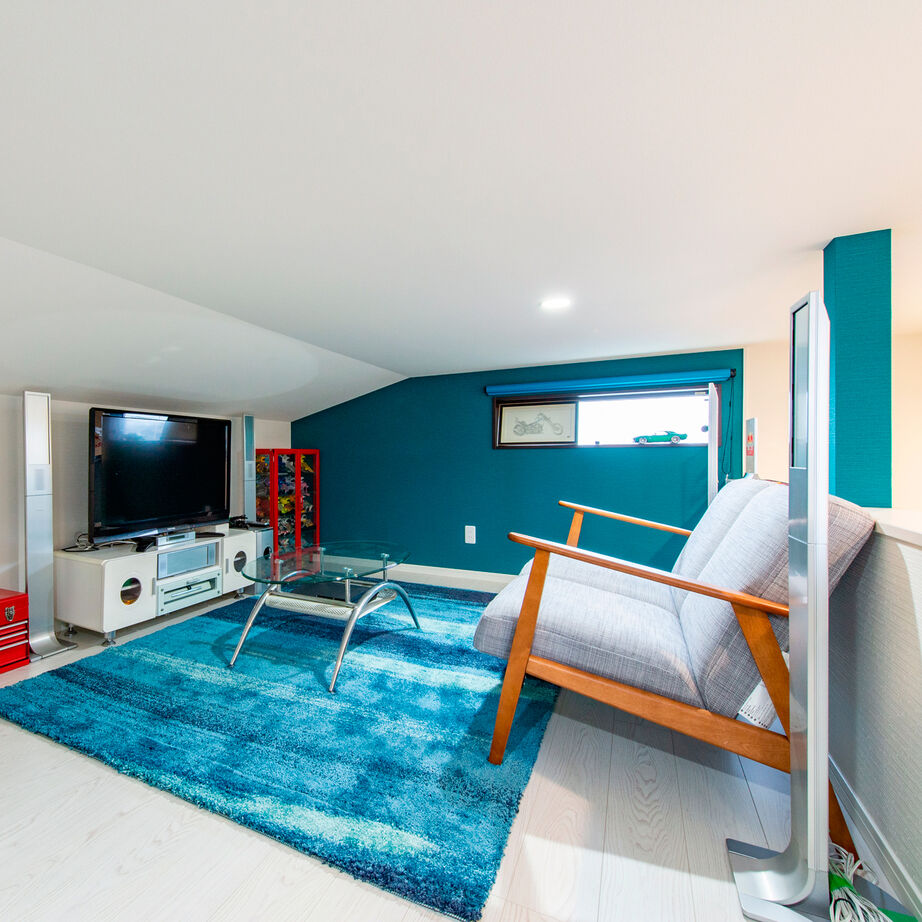 ネクストイノベーション 【2000万円台/40坪台/ダウンリビング/細長い家の上手な間取り】屋上で 青空を独占！吹抜けで開放感抜群の家の建築実例画像4