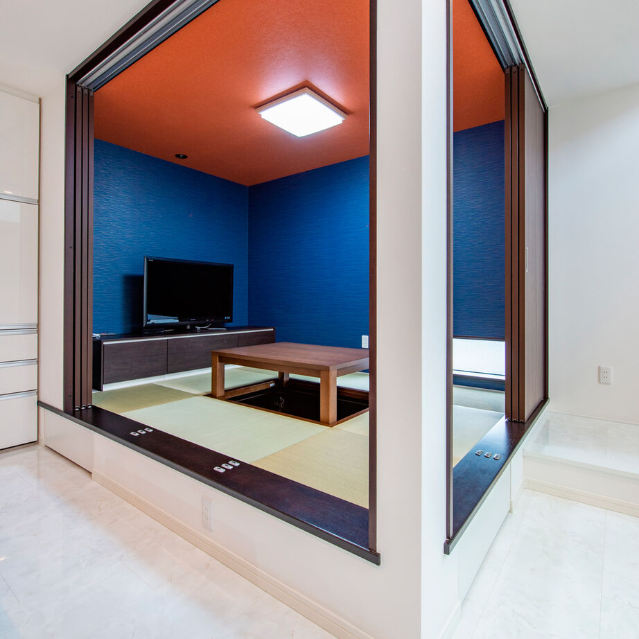 ネクストイノベーション 【2000万円台/40坪台/ダウンリビング/細長い家の上手な間取り】屋上で 青空を独占！吹抜けで開放感抜群の家の建築実例画像5