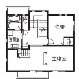 ネクストイノベーション 【東京都/1500～1999万円】高いデザイン性・住宅性能、そして、低いコストに大満足の間取り図（4LDK）２階