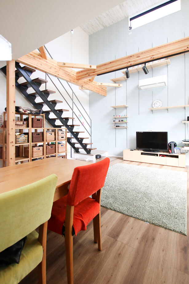 ネクストイノベーション 【2000万円台/30坪台/間取り掲載中/ペット共生住宅】吹き抜けにキャットウォーク。愛猫も喜ぶ光あふれる家の建築実例画像4