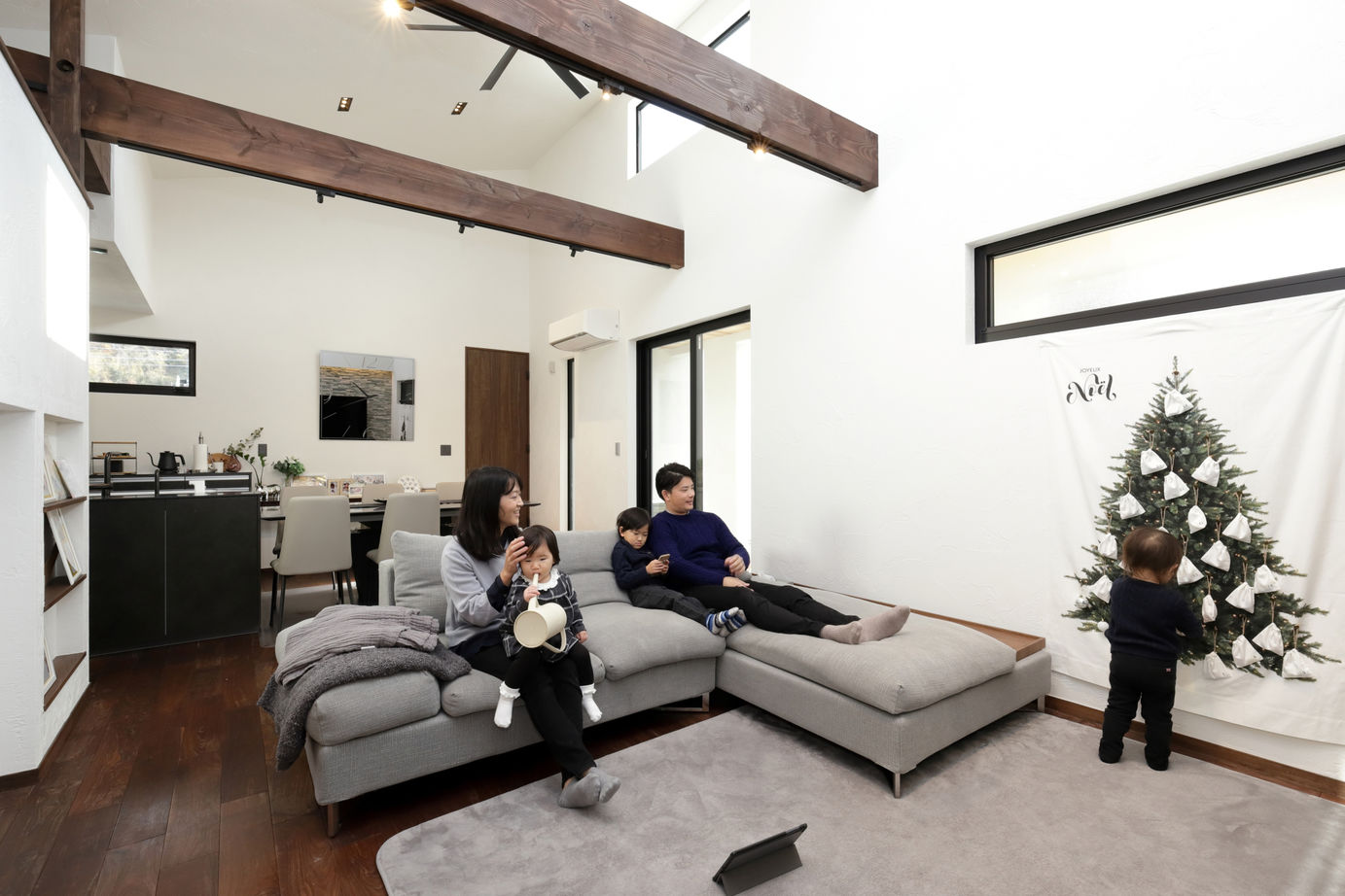 SOLE LIVING（相模原・町田・八王子） 【東京都｜平屋｜子ども3人】自由なプランですべて実現！家事ラク動線で育む家族の時間を大切にする家の建築実例画像2