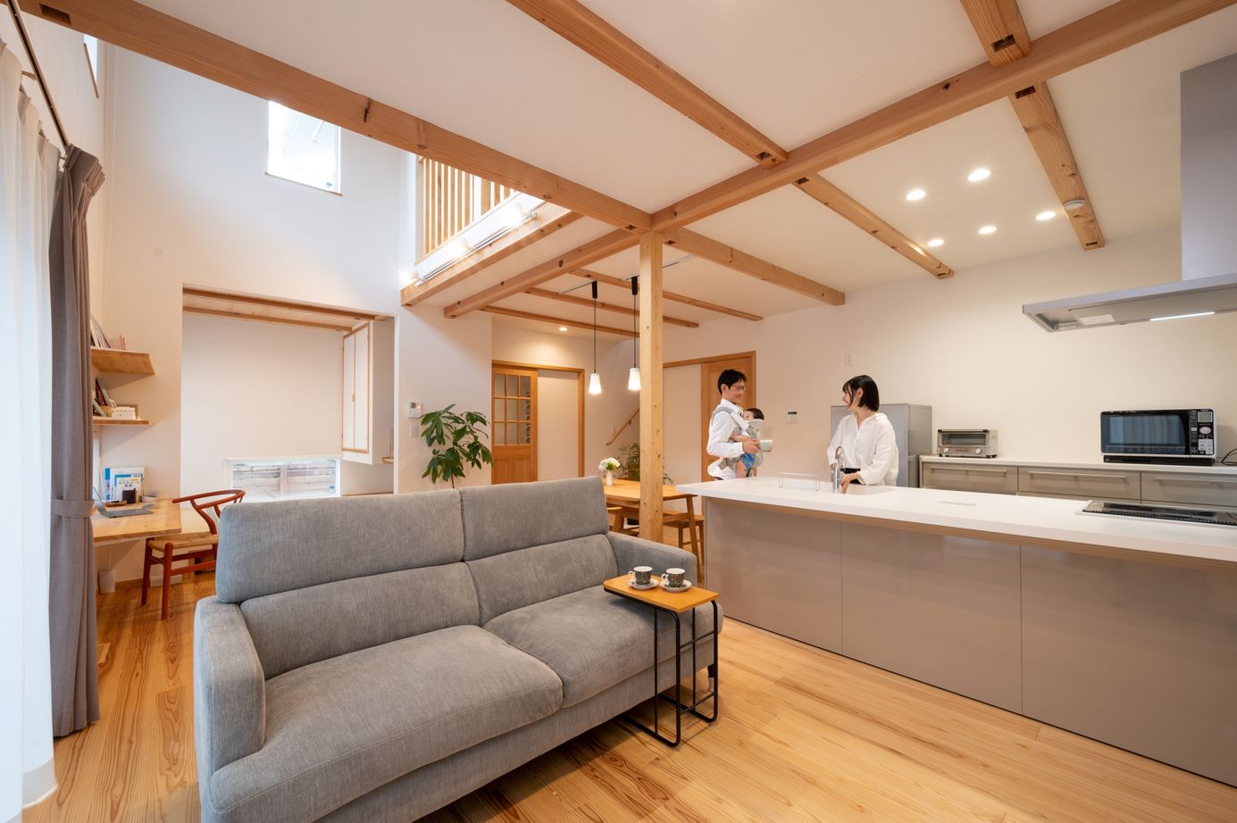 SOLE LIVING（相模原・町田・八王子） 【神奈川県｜3LDK｜自然素材】好みや生活スタイルから納得のプランを提案。子育ても安心な自然素材の家の建築実例画像4